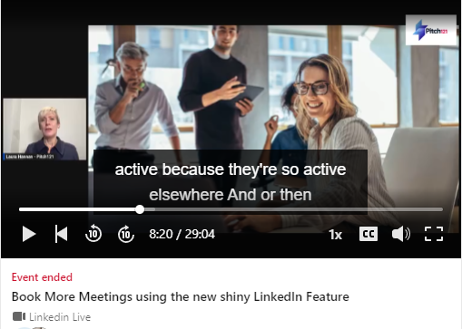 Book more meetings using the custom button PLUS LinkedIn Live tips